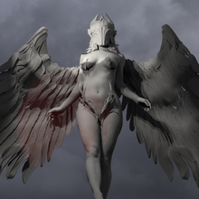valkyrie statue winged 3d print model - Mito3D