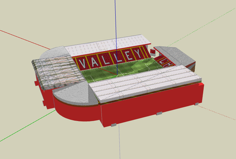 valley stadium charlton use 2023 soccer nfl nba mlb nhl england 3d print model - Mito3D
