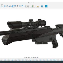 valorant - operator sniper rifle game sheriff gun cosplay weapon revolver replica handcannon cannon 3d print model - Mito3D