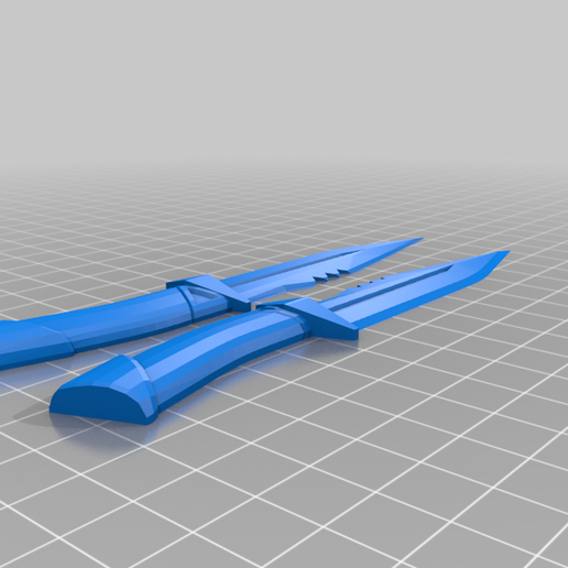 tapfer Königreich Nahkampf Werkzeug Waffe randalieren Spiel 3d Drucken 3D print model - Mito3D
