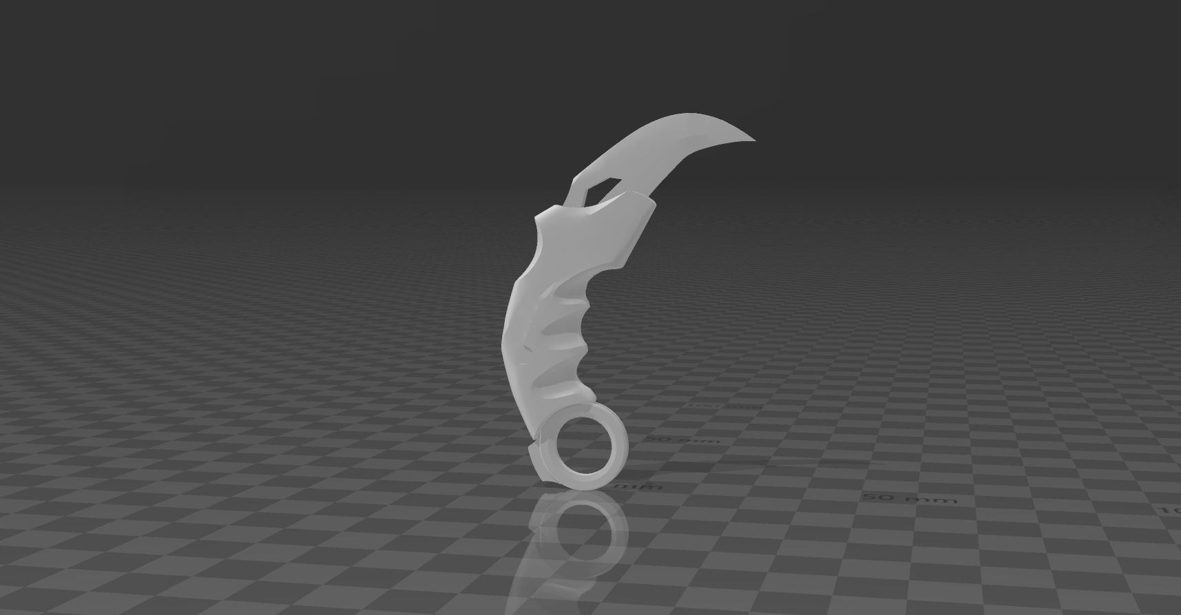valorant knife bundle oni katana reaver karambit melee gaming easy knifes 3D print model - Mito3D