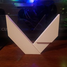 valorant logo 3d print model - Mito3D