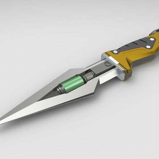 valoroso mischia coltello avamposto arma cosplay 3dprint sommossa 3D print model - Mito3D