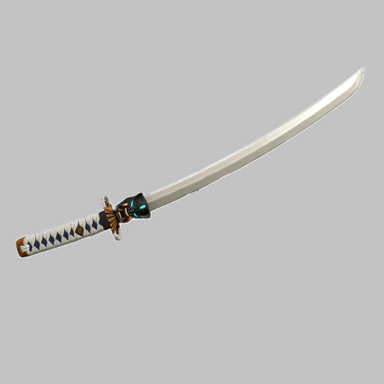 valorant oni katana onimaru kunitsuna easy assemble 3d melee knife realistic cosplay prop blade sword 3D print model - Mito3D
