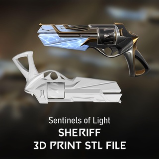 tapfer Wachposten Licht Sheriff 3d drucken stl 3d print model - Mito3D