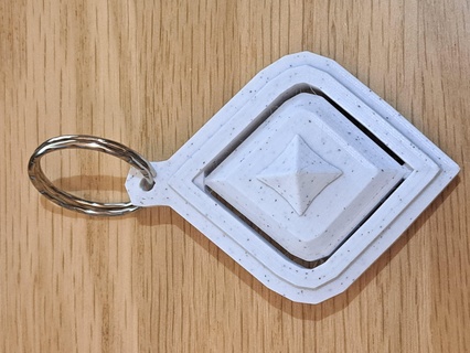 valorant silver rank buddy keychain 3d print model - Mito3D