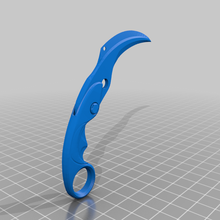 valorant velocity karambit tool cosplay prop weapon knife melee 3d printing 3d print model - Mito3D