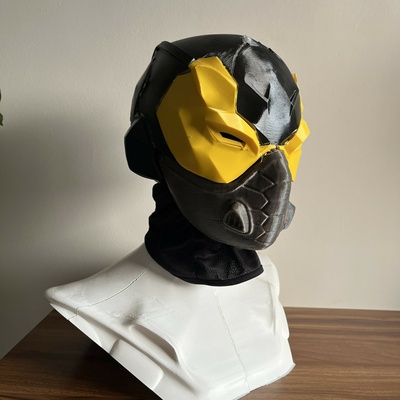 valorante víbora casco detallado versión cosplay juego valuna máscara 3d print model - Mito3D