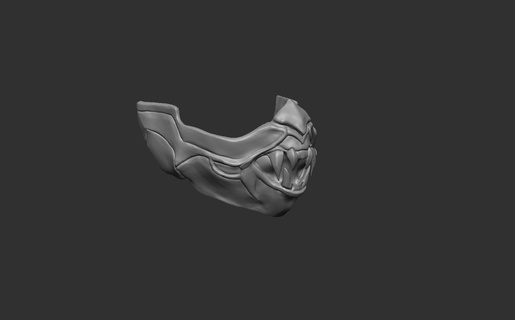 vaillant yoru masque sculpter zbrush Jeu 3d print model - Mito3D