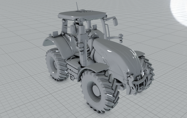 valtra s seres 280-425 tractor model 280 290 293 405 420 374 416 425 3d agricultural machinery detailed design collectible diy projects print-ready files realistic 3d print model - Mito3D