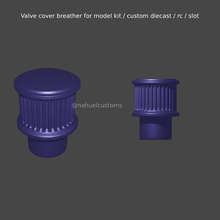 valve cover breather model kit custom diecast rc slot 3d print model - Mito3D