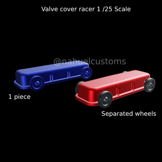 valve cover racer 1 25 scale toy diorama diecast custom rc r c model kit 24 garage racing 3d print model - Mito3D