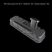 kapak kapakları v8 2 model takım rc özel döküm yuva Mickey Thompson mt chevy motor sürüklemek örtmek kılıf 3d print model - Mito3D