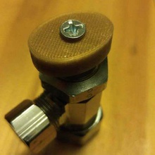 valve handle brasscraft tool parts toilet tinkercad plumbing part bathroom 3d print model - Mito3D