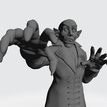 vampir bb Nosferatu blod çanak fantezi Futbol takım 3d print model - Mito3D