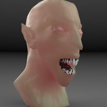 vampiro busto juego nosferatu 3d print model - Mito3D