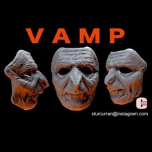 Vampir Gesicht Maske Mode Kreatur Halloween frei stl Dracula drucken 3d print model - Mito3D