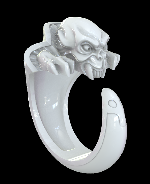 vampir yüzük cazip gece ölümsüz esrarengiz doğaüstü karanlık folklor gizem 3D print model - Mito3D