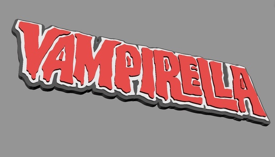 Vampirella logo sembol 3d print model - Mito3D