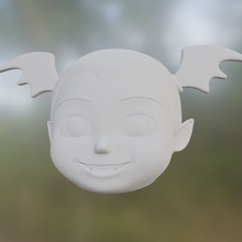 vampirina cabeza disney muñecas niños programa 3d print model - Mito3D