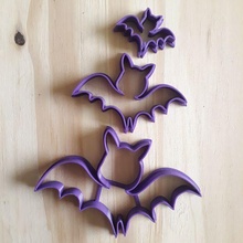 vampirina silhouette set - cookie cutter clay fondant hand gourmet 3d print model - Mito3D