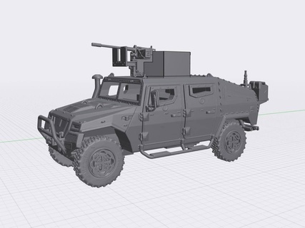 vamtac 1 35 72 armored vehicle modeling models miniatures figures 3d print model - Mito3D