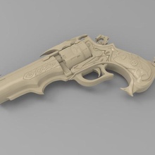 van helsing overwatch revolver Kunst computer-Spiel - Spielzeug 3d print model - Mito3D