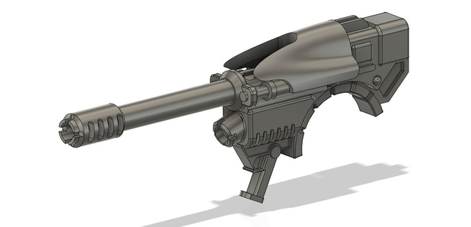 van saar auto cannon necromunda 3d print model - Mito3D