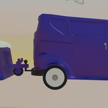van trailer volkswagen popo popot vw vanlife family tuning ice cream vacations summer sun 3d print model - Mito3D