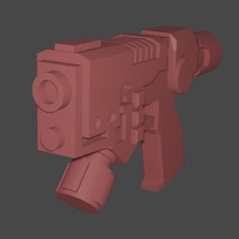 van zaar pistola de plasma juego el la arma en miniatura wargaming modelo warhammer 3d print model - Mito3D