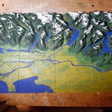 vancouver, british columbia topographische 3d-Karte verschiedene 3dmap 3d-Karten abs google googlemaps google-maps pla proteanman 3d print model - Mito3D