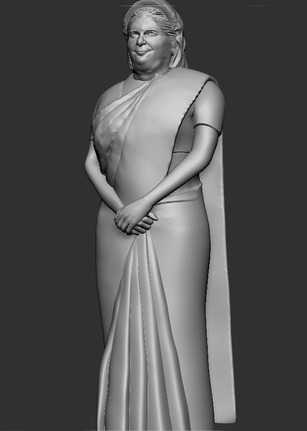 vandana shiva 3D print model - Mito3D