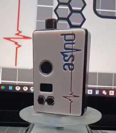 vandy vape aio pulse panel heart w buttons custom cover 3D print model - Mito3D