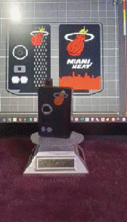 Vandy Dampfen aio Impuls Panel Miami Hitze Tasten Benutzerdefiniert Startseite Mantel nba Basketball 3d print model - Mito3D