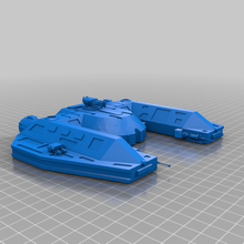 vanguard heavy assault gunship casual gamers game games 3d print model - Mito3D