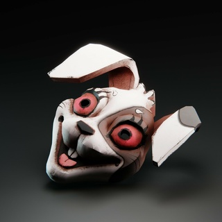 Vanny Hase Maske fnaf Mode fnaf Grusel Maske Vanny Nacht Freddy Otaku Seife messi Hase 2023 3d print model - Mito3D