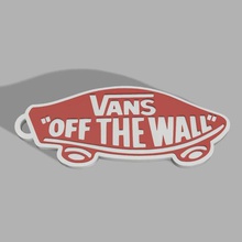 vans chaveiro chave anel skate 3d print model - Mito3D