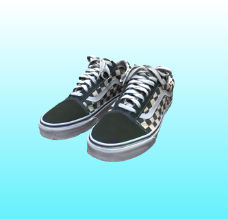 vans primary check square squares sneakers shoes 3d print model - Mito3D