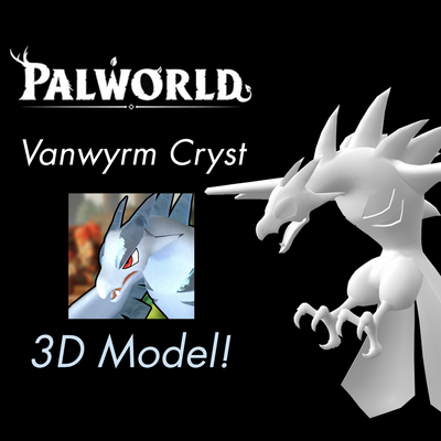 vanwyrm cripta 3d modelo palworld amigo mundo jogos pokémon xbox 3d print model - Mito3D