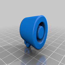 vape dust cap - plain replacement_parts 3d print model - Mito3D
