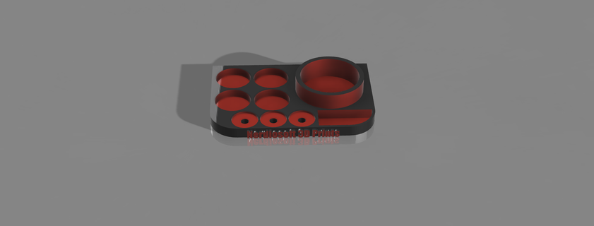 Dampfen Veranstalter Box mod mechanisch Benutzerdefiniert Zerstäuber Stand 3d print model - Mito3D