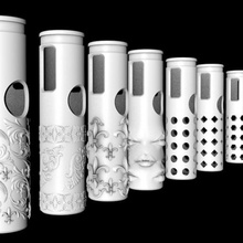 vape penna 22 personalizzata caso per vari vaping rocce tomasla 3d print model - Mito3D