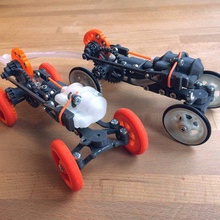 vapemobile pneumatische Spielzeug Auto Spiel mechanische Spielzeuge Dampf-Motor Fernbedienung gesteuert nsfw diy komprimierte Luft auto asthma-Behandlung 3d print model - Mito3D