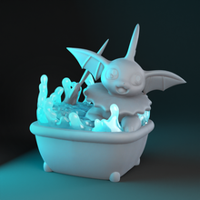 vaporeon bath time 3d print model 3d print model - Mito3D
