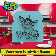 vaporeon sandviç pul pokemon eeveelution Eevee Jolteon flareon itiraz Umbreon Leafeon Sylveon Gigantamax ekmek mutfak araç dekorasyon hediye işlevsel 3d print model - Mito3D