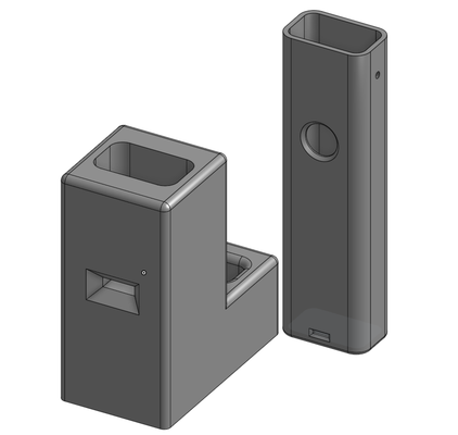 vaporesso xros 3 case dock pod holder mod vape 2 xros3 3d print model - Mito3D