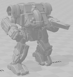Varangiano vgn 1m personalizzato 39 mecc battletech mech robot miniatura 3d print model - Mito3D