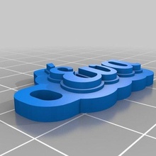 va Schmuck angepasst Schlüsselanhänger 3d print model - Mito3D