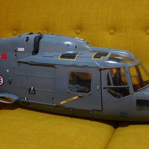 vario lynx 18 scale cabin cockpit doors various 7050 helicopter westland 3D print model - Mito3D