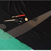 vary form garment ruler lasercut sewing tool 3d print model - Mito3D